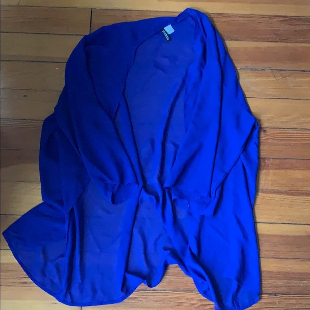 Royal blue kimono